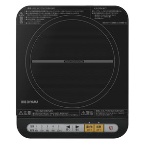 IHK-T34-B アイリスオーヤマ 卓上IH調理器　ブラック IRIS OHYAMA　IHコンロ（1000W） [IHKT34B]【返品種別A】