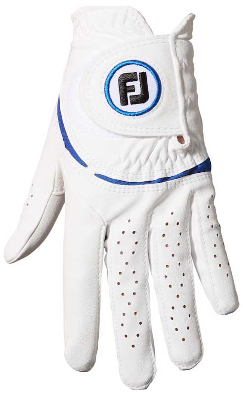 フットジョイ レディース ゴルフグローブ 両手用（ホワイト×ブルー・サイズ：18cm） FGWF3PRWB-18 footjoy WOMEN'S ウェザーソフ