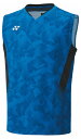 YO-10658-002-S ヨネックス メンズ ゲームシャツ(ノースリーブ)(ブルー・サイズ:S) YONEX(4)
