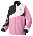 YO-70100-663-L ヨネックス ユニセックス 裏地付 ウィンドウォーマーシャツ(パステルピンク・サイズ:L) YONEX