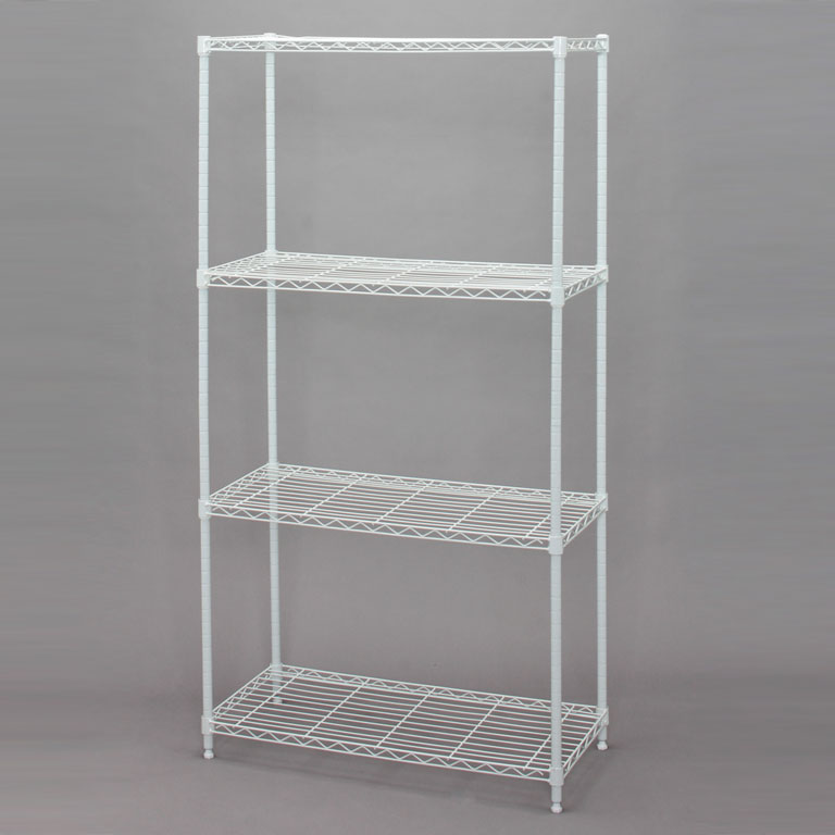 アイリスオーヤマ カラーメタルラック（4段・75cm幅）マットホワイト CMM-75124-W IRIS [CMM75124W]