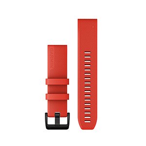 010-12901-12 ガーミン QuickFitR バンド 22mm Laser Redシリコン (純正) GARMIN