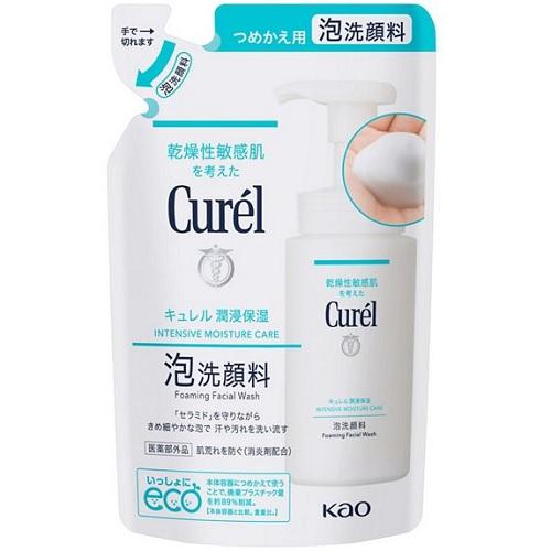 キュレル　潤浸保湿　泡洗顔料　つめかえ用 130ml 花王 キユレルセンガンカエ130