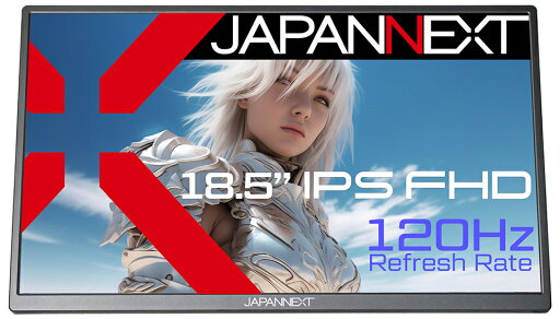 JAPANNEXT|ジャパンネクスト モバイル液晶ディスプレイ(18.5型/IPS/FullHD 1920×1080/120Hz/14ms/HDR10/miniHDMI/USB Type-C/VESA)(ブラック) JN-MD-185IPS120FHDR JAPANNEXT|ジャパンネクスト モバイル液晶ディスプレイ(18.5型/IPS/FullHD 1920×1080/120Hz/14ms/HDR10/miniHDMI/USB Type-C/VESA)(ブラック) JN-MD-185IPS120FHDR