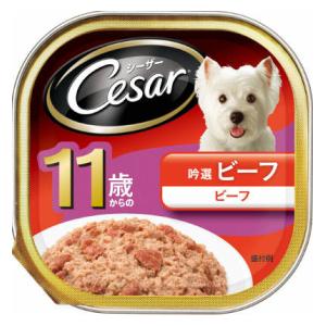 Domestic - シーザー 11歳からの吟選ビーフ ビーフ 100g マースジャパンリミテッド シ-ザ-11サイビ-フ100G