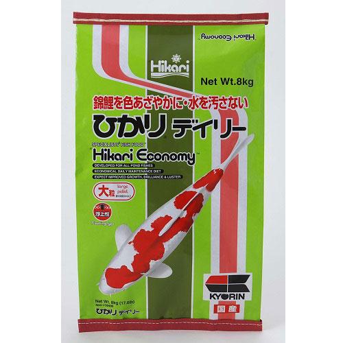 ひかりデイリー 大粒 8kg (完全栄養の高品質錦鯉用飼料) キョーリン ヒカリデイリ- オオツブ8KG