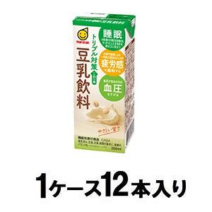 トリプル対策 この一本 豆乳飲料 200ml(1ケース12本入) マルサン トリプルタイサクトウニユウX12