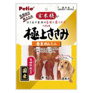 Petio 極上ささみ 巻きガムミニ 6本入 ペティオ ゴクジヨウSマキガムミニ6ホン