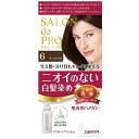 サロンドプロ 無香料ヘアカラー 早染め乳液(白髪用)6 ダークブラウン ダリヤ サロンドプロニユウエキ6