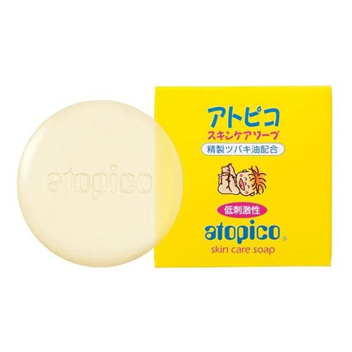赤ちゃん 子ども 全身 低刺激性・無香料・無着色 乾燥肌 敏 アトピコ スキンケアソープ 80g 大島椿 アトピコ スキンケア ソープ 80