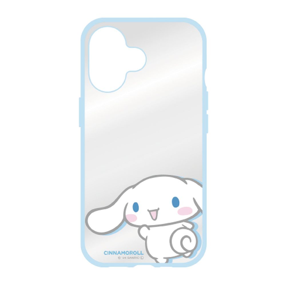 グルマンディーズ iPhone 16用 耐衝撃ケース IIIIFIT CLEAR サンリオ（シナモロール） gourmandise SANG-446CN