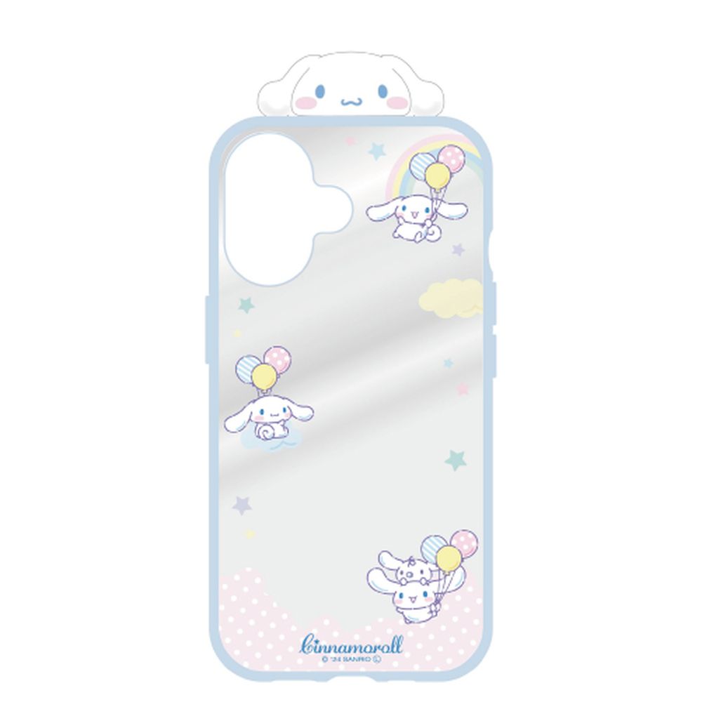 グルマンディーズ iPhone 16用 フレームケース IIIIFIT CLEAR サンリオ（シナモロール） gourmandise SANG-450CN