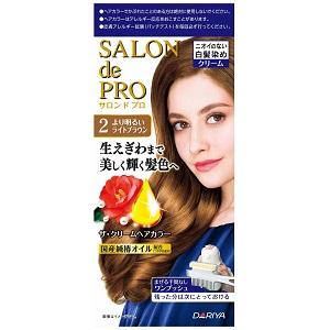 楽天Joshin web 家電とPCの大型専門店サロンドプロ ザ・クリームヘアカラー（白髪用）2（より明るいライトブラウン） ダリヤ Sザ・クリ-ム 2