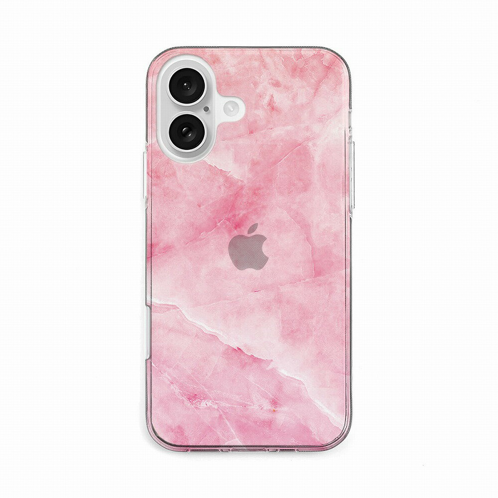 AKAN iPhone 16�� ���եȥ��ꥢ�������ʥޡ��٥饹�ޡ��֥� Pink�� AK27031I16