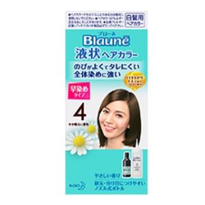 ブローネ 液状ヘアカラー 4（やや明るい栗色） 花王 ブローネエキ4