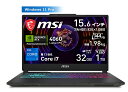 MSI|エムエスアイ ゲーミングノートパソコン CYBORG15-A13VFK(15.6型/Windows 11 Pro/Core i7/メモリ 32GB/SS...