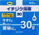 □「返品種別」について詳しくはこちら□この商品の説明書(1ページ目)はこちらこの商品の説明書(2ページ目)はこちらこの商品の説明書(3ページ目)はこちら使用上の注意してはいけないこと連用しないで下さい。（常用すると、効果が減弱し（いわゆる“なれ”が生じ）薬剤にたよりがちになります。）相談すること1．次の人は使用前に医師、薬剤師又は登録販売者に相談して下さい。（1）医師の治療を受けている人。（2）妊婦又は妊娠していると思われる人。（流早産の危険性があるので使用しないことが望ましい。）（3）高齢者。（4）次の症状のある人。はげしい腹痛、吐き気・嘔吐、痔出血。（5）次の診断を受けた人。心臓病。2．2〜3回使用しても排便がない場合は、使用を中止し、この文書を持って医師、薬剤師又は登録販売者に相談して下さい。■その他の注意次の症状があらわれることがあります。立ちくらみ、肛門部の熱感、不快感■効能・効果便秘■用法・用量12歳以上・・・1個（30g）を直腸内に注入して下さい。それで効果のみられない場合には、さらに同量をもう一度注入して下さい。〔2本目をご使用の際は、1時間あけた方が効果的です。〕【イチジク浣腸の使い方】1．キャップをはずすキャップをはずしノズルを肛門部へ奥まで挿入します。2．クスリをいれる容器をおしつぶしながらゆっくりと薬液を注入します。3．しばらく　がまん目安として、3分から10分待ち、便意が充分に強まってから排便して下さい。●ノズルを真上に向け、薬液を少し押し出し、先端周囲をぬらすと挿入しやすくなります。（1）用法・用量を厳守して下さい。（2）本剤使用後は、便意が強まるまで、しばらくがまんして下さい。（使用後すぐに排便を試みると薬剤のみ排出され、効果がみられないことがあります。）（3）12歳未満の小児には、使用させないで下さい。（4）無理に挿入すると、直腸粘膜を傷つけるおそれがあるので注意して下さい。（5）冬季は容器を温湯（40℃位）に入れ、体温近くまで温めると快適に使用できます。（6）浣腸にのみ使用して下さい。（内服しないで下さい。）■成分・分量本品1個（30g）中日局グリセリン・・・15．00g添加物・・・ベンザルコニウム塩化物含有。溶剤・・・精製水使用。■保管及び取り扱い上の注意（1）直射日光の当たらない涼しい所に保管して下さい。（2）小児の手の届かない所に保管して下さい。（3）他の容器に入れ替えないで下さい。（誤用の原因になったり品質が変わる。）（4）使用期限を過ぎた製品は使用しないでください。■問合せ先イチジク製薬株式会社　お客様相談室東京都墨田区東駒形4−16−603−3829−8214受付時間　9時〜17時　（土、日、祝日を除く）リスク区分：第二類医薬品医薬品の使用期限：使用期限まで10ヵ月以上あるものをお送り致します。医薬品販売に関する記載事項（必須記載事項）は当店PCページをご覧下さい発売元、製造元、輸入元又は販売元：イチジク製薬商品区分：医薬品広告文責：上新電機株式会社(06-6633-1111)医薬品＞胃腸薬・便秘薬・下痢止め＞浣腸薬＞浣腸薬