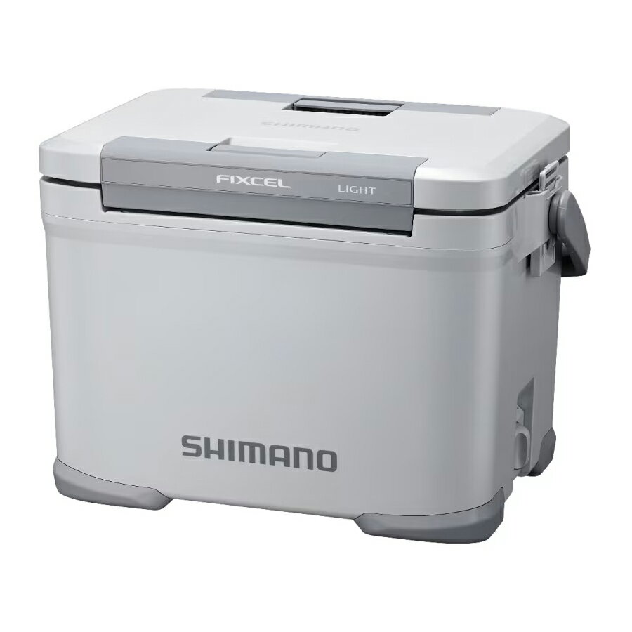 【返品種別A】□「返品種別」について詳しくはこちら□保冷力・利便性・頑丈さを備えた汎用クーラーボックスの定番。スチロール断熱材採用で軽量性を追求汎用性の高い箱型クーラーボックスの中核モデル。両面開きの取り外し可能なフタ、内部を清潔に保つ抗菌ボディ、座れる堅牢ボディ、ワンアクション水栓など、釣りに求められる機能を普遍的でシンプルなデザインに落とし込みました。シンプルな面構成は洗いやすさなどメンテナンス性も考慮しています。オプションパーツ（別売り）で機能をカスタムすることも可能です。ワンアクションで操作できる両開きフタ天面からワンアクションで自在に開け閉めができるレバー方式を採用し隣にモノがあるシチュエーションでも開閉可能。また手を放すだけでフタが閉まる便利な自動ロック機構採用。スピーディーな開閉で冷気を逃しにくくします。さらに両開き構造により車のトランクに載せた際、左右の荷物に挟まれているときなど、狭い場所で向きを変えずに開閉できスムーズに中身の取り出しが可能です。ワンアクション水栓採用つまみを90度ひねるだけで跳ね上がり、開閉できる便利な水栓。クーラーボックスをひっくり返さず、手を濡らさずに水抜きできます。ヒンジ構造のため、水栓を失くす心配もありません。細菌の繁殖を抑え清潔を保つ抗菌ボディ清潔を保つために、抗菌剤『ノバロン(R)※』入りプラスチックを本体インナー部に採用。従来樹脂と比較し大腸菌、黄色ブドウ球菌を99.99％減少させる効果が確認されています。コーティングではなく樹脂練り込みタイプのため、長期間使用後も効果を発揮します。※表面にホコリ等が付着した状態では抗菌機能は発揮できません。※『ノバロン』は東亜合成株式会社の登録商標です。座れる堅牢ボディ設計大人が腰をかけても全く問題ない対荷重設計。また、本体内部に補強リブを設け、ボディ全体の強度を確保し、軽量化も両立したタフ＆ライトボディが、さまざまなシーンで収納にも椅子にも早変わりします。ズレない、滑り止めゴム底部に、地面をしっかりつかまえるラバーを採用し、船、磯、防波堤の上で滑りにくく安定性を確保。運搬時の荷崩れの心配がない安定感も特徴の一つです。片手で持てるコの字ハンドル釣りクーラーで定番のコの字ハンドルは渡礁時、乗船時、車に積む時などに片手で持ち運びができるメリットがあります。また1人でも2人でも持ちやすい形状です。◆ワンアクションで操作できる両開きフタ天面からワンアクションで自在に開け閉めができるレバー方式を採用し隣にモノがあるシチュエーションでも開閉可能。また手を放すだけでフタが閉まる便利な自動ロック機構採用。スピーディーな開閉で冷気を逃しにくくします。さらに両開き構造により車のトランクに載せた際、左右の荷物に挟まれているときなど、狭い場所で向きを変えずに開閉できスムーズに中身の取り出しが可能です。◆ワンアクション水栓採用つまみを90度ひねるだけで跳ね上がり、開閉できる便利な水栓。クーラーボックスをひっくり返さず、手を濡らさずに水抜きできます。ヒンジ構造のため、水栓を失くす心配もありません。◆細菌の繁殖を抑え清潔を保つ抗菌ボディ清潔を保つために、抗菌剤『ノバロン(R)※』入りプラスチックを本体インナー部に採用。従来樹脂と比較し大腸菌、黄色ブドウ球菌を99.99％減少させる効果が確認されています。コーティングではなく樹脂練り込みタイプのため、長期間使用後も効果を発揮します。※表面にホコリ等が付着した状態では抗菌機能は発揮できません。※『ノバロン』は東亜合成株式会社の登録商標です。◆座れる堅牢ボディ設計大人が腰をかけても全く問題ない対荷重設計。また、本体内部に補強リブを設け、ボディ全体の強度を確保し、軽量化も両立したタフ＆ライトボディが、さまざまなシーンで収納にも椅子にも早変わりします。◆ズレない、滑り止めゴム底部に、地面をしっかりつかまえるラバーを採用し、船、磯、防波堤の上で滑りにくく安定性を確保。運搬時の荷崩れの心配がない安定感も特徴の一つです。◆片手で持てるコの字ハンドル釣りクーラーで定番のコの字ハンドルは渡礁時、乗船時、車に積む時などに片手で持ち運びができるメリットがあります。また1人でも2人でも持ちやすい形状です。◆地熱の影響を受けづらい設計地熱の影響を考慮し、地面との隙間を確保した設計です。■　仕　様　■容量：17L外寸サイズ(本体のみ)：幅465×長さ286×高さ328mm内寸サイズ(底面値)：幅331×長さ197×高さ245mm重量：3.4kgI-CE値：35h素材：発泡ポリスチレン標準装備：ハンドル、水栓、取り外し可能フタ、滑り止めゴム[115409シマノ]シマノアウトドア＞アウトドア用品＞クーラーボックス・保冷剤