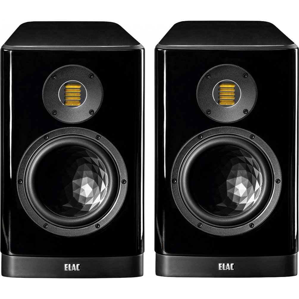 エラック 2ウェイ・ブックシェルフ・スピーカー（ペア/2本1組）ベラ【ハイグロス・ブラック】 VELA-BS404.2BKHG ELAC