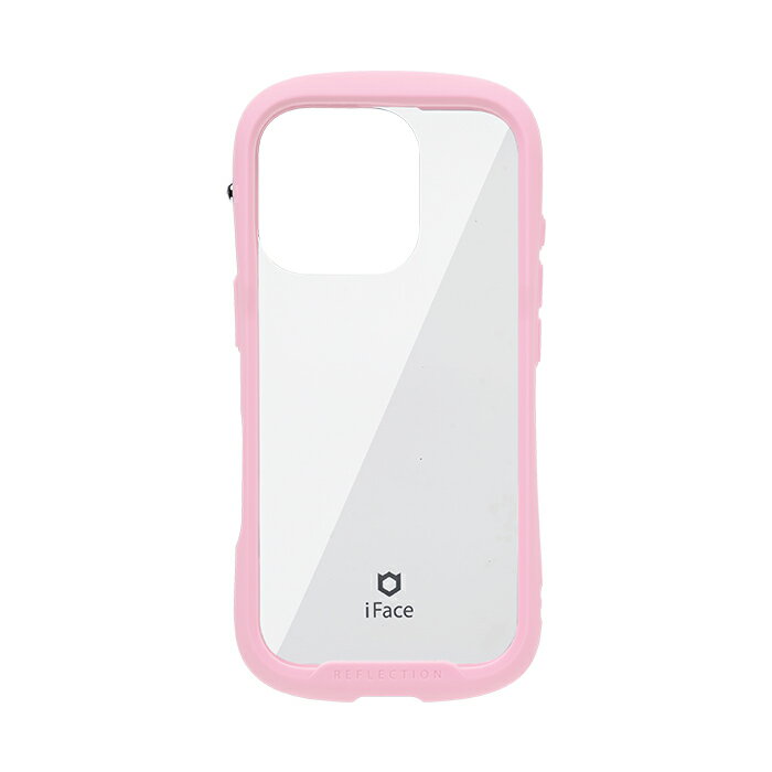 Hamee iPhone 16 Pro用 強化ガラスクリアケース iFace Reflection（サクラピンク） 41-979723