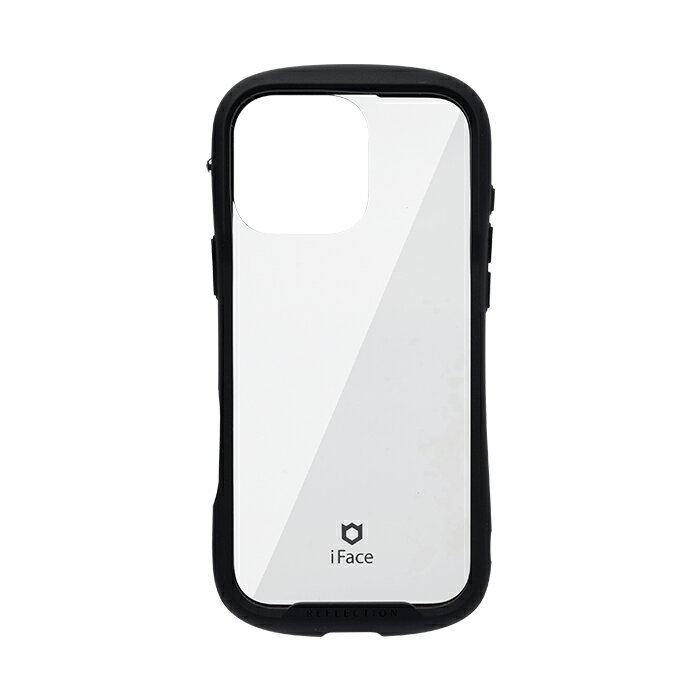 Hamee iPhone 16 Pro Max用 強化ガラスクリアケース iFace Reflection（ブラック）...