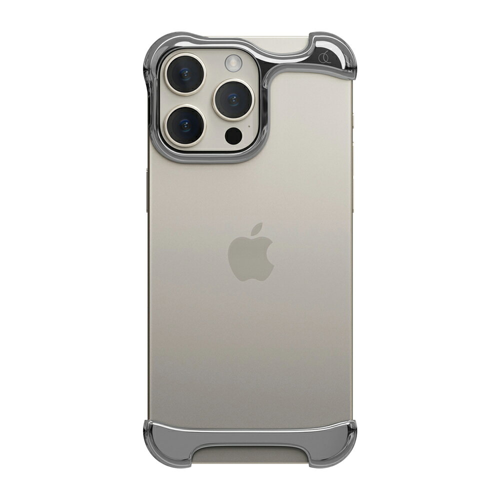 Arc iPhone 16 Pro Max用 Arc Pulse バンパーケース（アルミ・ミラーシルバー） AC27044I16PM