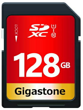 GJSXR-128GU1-RED Gigastone｜ギガストーン SDXCメモリーカード 128GB Class10 UHS-I V10