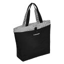 テニス・ソフトテニス DUN-DTC2460-840 ダンロップ トートバッグ(ブラック×ブラック・ラケット1本入れ) DUNLOP LADIES' LINE