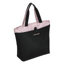 テニス・ソフトテニス DUN-DTC2460-827 ダンロップ トートバッグ(ブラック×ピンク・ラケット1本入れ) DUNLOP LADIES' LINE