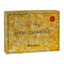 キラダイヤモンド KIRADIA2-RD-12P キャスコ KIRA DIAMOND 2 ゴルフボール 1ダース 12個入り(レッド) Kasco
