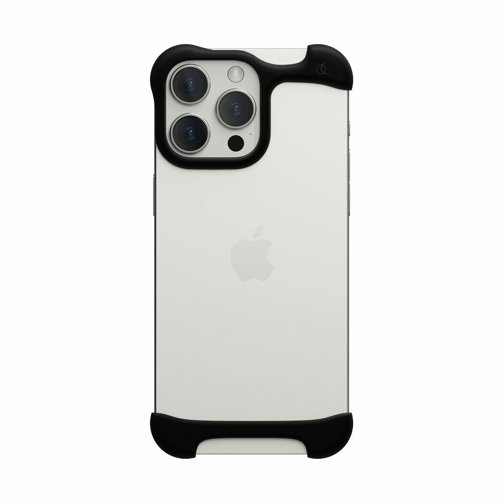 Arc iPhone 16 Pro用 Arc Pulse バンパーケース（アルミ・マットブラック） AC27041I16PR