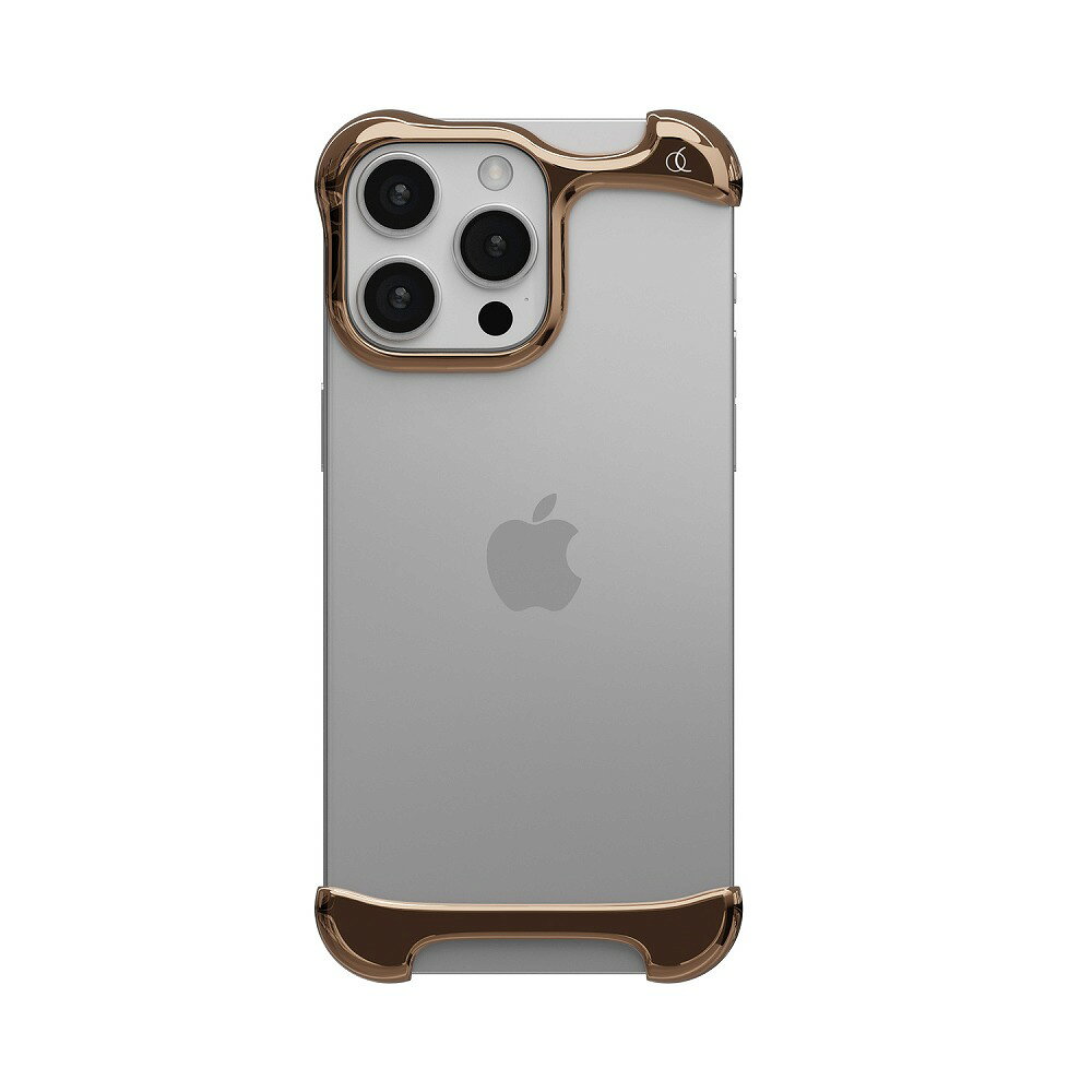 Arc iPhone 16 Pro用 Arc Pulse バンパーケース（アルミ・ローズブロンズ） AC27047I16PR