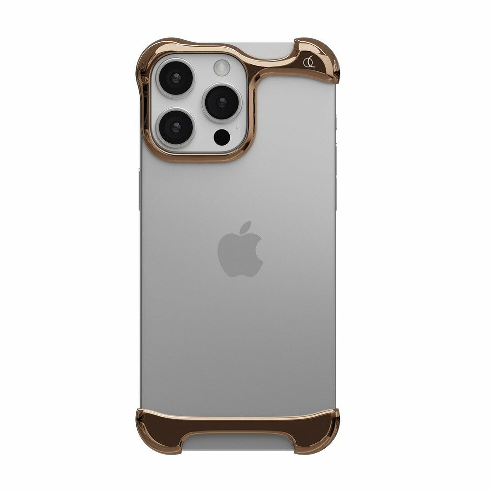 Arc iPhone 16 Pro Max用 Arc Pulse バンパーケース（アルミ・ローズブロンズ） AC27048I16PM
