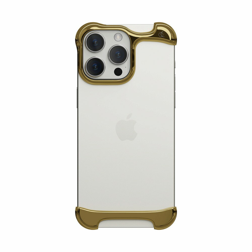 Arc iPhone 16 Pro用 Arc Pulse バンパーケース（アルミ・ミラーゴールド） AC27049I16PR