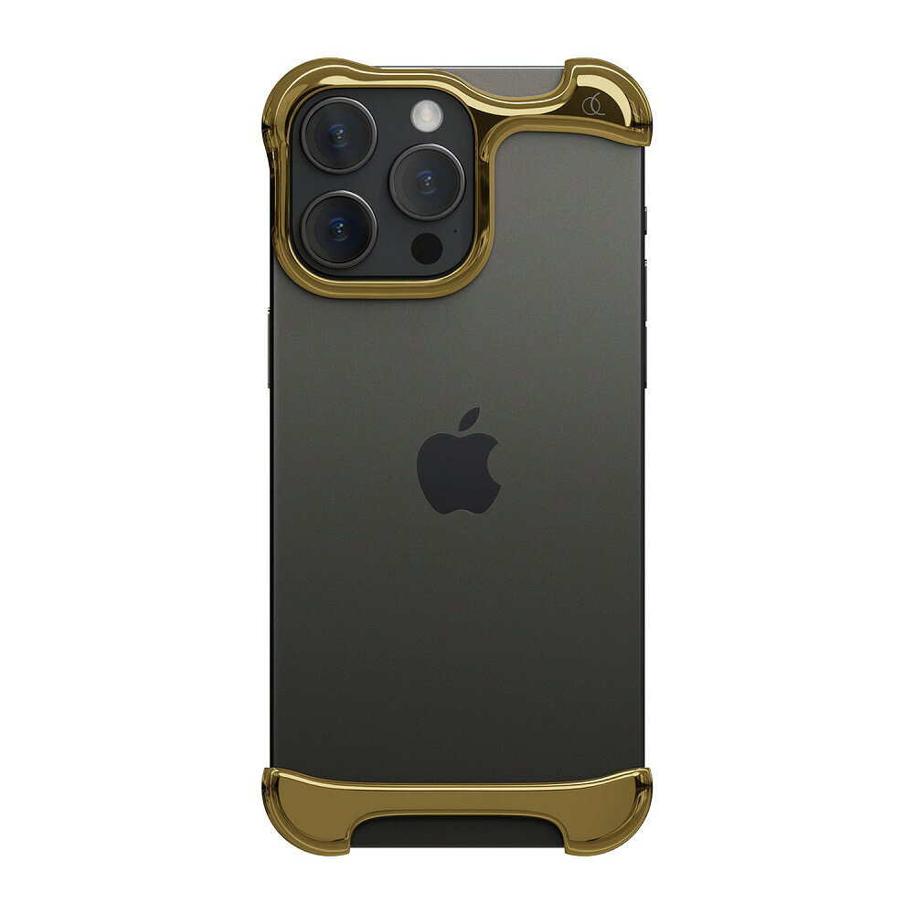 Arc iPhone 16 Pro Max用 Arc Pulse バンパーケース（アルミ・ミラーゴールド） AC27050I16PM
