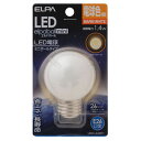 エルパ LED電球 E26口金 全光束55lm(1.4Wミニボールタイプ相当) 電球色 1個入り elpaball mini LDG1L-G-G271 [LDG1LGG271]