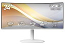 MSI|エムエスアイ 液晶ディスプレイ(34型/曲面型/VA/UWQHD 3440×1440/120Hz/1ms/HDR/HDMI2.0b/DP1.4a/USB...