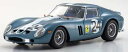 京商 1/18 フェラーリ 250GTO 1962 セブリング #24 (ブルー)【KS08438D】 ミニカー