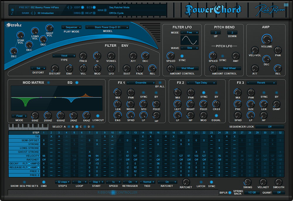 Rob Papen Rob Papen ソフトウェア音源 PowerChord ※パッケージ(メディアレス)版 POWERCHORD-HYB