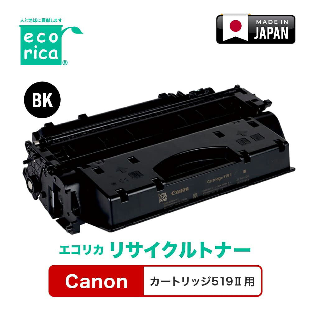 エコリカ [キヤノン カートリッジ519　互換]リサイクルトナーカートリッジ ecorica ECT-CAT-519-2