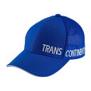 TCC-041-BL トランスコンチネンツ ロングロゴキャップ(ブルー・サイズ:フリー 56-60cm) TRANS CONTINENTS