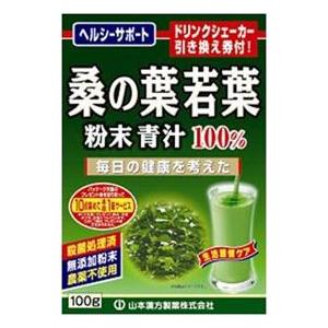 山本漢方製薬 桑の葉若葉粉末 100g 山本漢方製薬 クワノハアオジルマツ