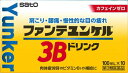 □「返品種別」について詳しくはこちら□この商品の説明書はこちら使用上の注意相談すること1ヵ月位服用しても症状がよくならない場合は、服用を中止し、本品を持って医師、薬剤師又は登録販売者にご相談ください。■効能・効果●次の諸症状の緩和：神経痛、筋肉痛・関節痛（肩・腰・肘・膝痛、肩こり、五十肩など）、手足のしびれ、便秘、眼精疲労（慢性的な目の疲れ及びそれに伴う目のかすみ・目の奥の痛み）●脚気「ただし、これらの症状について、1カ月ほど使用しても改善がみられない場合は、医師又は薬剤師に相談すること。」●次の場合のビタミンB1の補給：肉体疲労時、妊娠・授乳期、病中病後の体力低下時■用法・用量大人（15歳以上）1回1本（100mL）を1日1回服用します。★定められた用法・用量をお守りください。■成分・分量1本（100mL）中ビタミンB1硝酸塩・・・10mgビタミンB2リン酸エステル・・・5mgビタミンB6・・・30mgニコチン酸アミド・・・30mgコンドロイチン硫酸エステルナトリウム・・・180mgパンテノール・・・10mg添加物として、果糖ブドウ糖液糖、安息香酸Na、パラベン、ポリオキシエチレンポリオキシプロピレングリコール、DL−リンゴ酸、pH調整剤、香料（グリセリン、バニリン、プロピレングリコール、エチルバニリンを含む）、アルコール（0．5mL以下）を含有します。★本剤はビタミンB2リン酸エステルを含有するため、本剤の服用により、尿が黄色くなることがあります。■保管及び取り扱い上の注意（1）直射日光の当たらない湿気の少ない涼しい所に保管してください。（2）小児の手の届かない所に保管してください。（3）他の容器に入れ替えないでください。（誤用の原因になったり品質が変わるおそれがあります。）（4）使用期限をすぎた製品は、服用しないでください。■問合せ先佐藤製薬株式会社東京都港区元赤坂1丁目5番27号03−5412−7393受付時間　−リスク区分：第三類医薬品医薬品の使用期限：使用期限まで10ヵ月以上あるものをお送り致します。医薬品販売に関する記載事項（必須記載事項）は当店PCページをご覧下さい発売元、製造元、輸入元又は販売元：佐藤製薬商品区分：医薬品広告文責：上新電機株式会社(06-6633-1111)医薬品＞ドリンク剤＞ドリンク剤【医薬品】