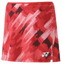 YO-26130-686-L ヨネックス レディース スカート(インナースパッツ付)(フラッシュオレンジ・サイズ:L) YONEX