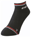 YO-19181-564 ヨネックス メンズ スニーカーインソックス(ブラック/クリアーレッド・サイズ:25-28cm) YONEX(4)