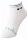 YO-29181-385 ヨネックス レディース スニーカーインソックス(ホワイト/アクア・サイズ:22-25cm) YONEX