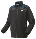YO-51055-007-S ヨネックス ユニセックス ニットウォームアップシャツ(ブラック・サイズ:S) YONEX