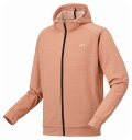 YO-51052-142-L ヨネックス ユニセックス スウェットパーカー(ライトブラウン・サイズ:L) YONEX