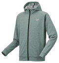 YO-51052-269-M ヨネックス ユニセックス スウェットパーカー(ディープグリーン・サイズ:M) YONEX