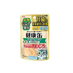 健康缶パウチ　シニア猫用　毛玉ケア 40g アイシア ケンコウカンパウチシヨクモツ40G